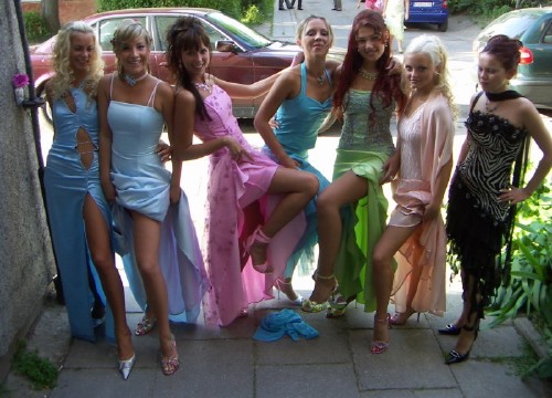 Выпускной школьниц