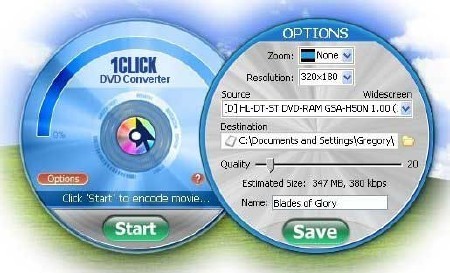 1Click DVD Converter v2.0.5.0